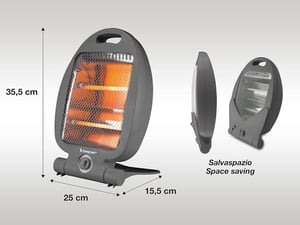 Elektrický kremenný ohrievač BEPER P203PAN005 800 W, 2 úrovne výkonu, prenosný