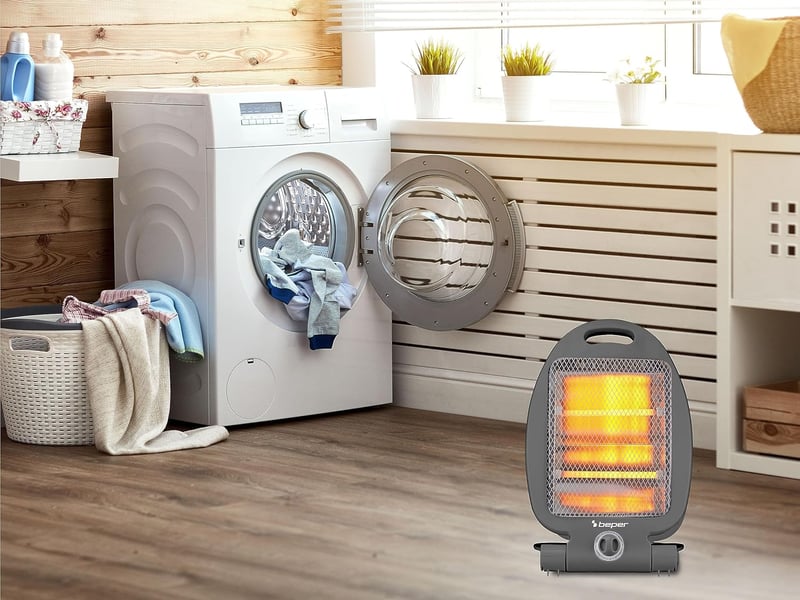 BEPER 800W Elektromos Kvarcradiátor Hordozható Fűtőtest Alacsony Fogyasztás