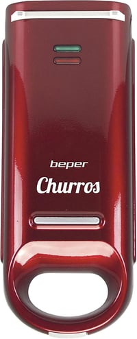 BEPER BT.600Y Churros Sütő 800W Tapadásmentes Felület Hőálló Fogantyú Piros 2