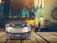 BEPER elektromos főzőlap öntöttvas 500W 5 fokozat fekete-ezüst 3