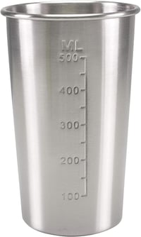 BEPER Elektromos Turmixgép Smoothie Koktél Készítéshez 0.5L Alumínium Tartály 100W Piros 6