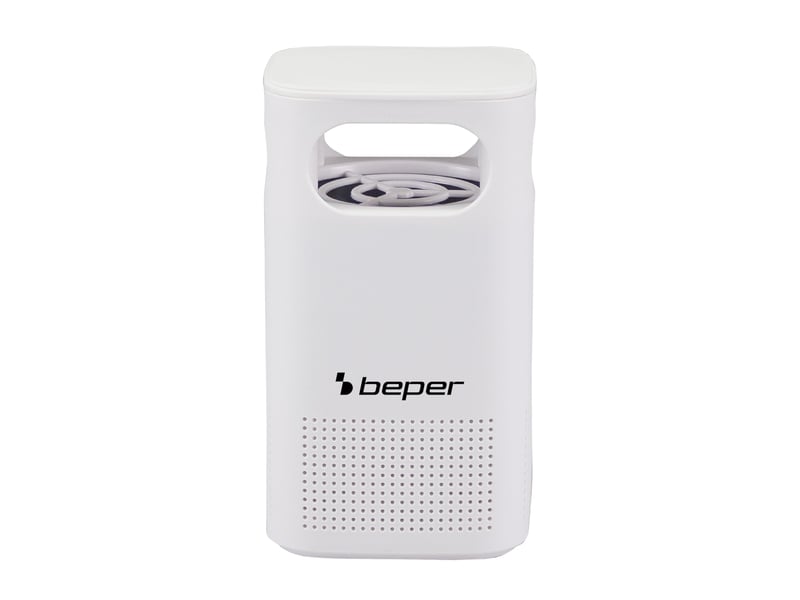 BEPER P206ZAN101 LED Szúnyogcsapda Ventilátorral, Csendes és Hordozható, Vegyszerek Nélkül, Könnyen Tisztítható, USB Kábellel