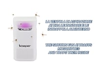 BEPER P206ZAN101 LED Szúnyogcsapda Ventilátorral, Csendes és Hordozható, Vegyszerek Nélkül, Könnyen Tisztítható, USB Kábellel 4