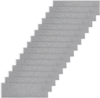 BEQHAUSE Csúszásmentes Lépcsőszőnyeg 22x70cm Gumis Háttal, 15db Szett 9