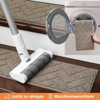 BEQHAUSE Csúszásmentes Lépcsőszőnyeg 22x70cm Gumis Háttal, 15db Szett 4