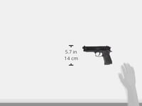 Pružinová airsoft pištoľ Beretta M9 World Defender, 0,5 Joula, vrátane 100 ks 6 mm BB guličiek, čierna 3