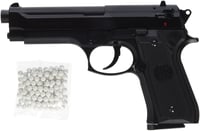 Pružinová airsoft pištoľ Beretta M9 World Defender, 0,5 Joula, vrátane 100 ks 6 mm BB guličiek, čierna 2