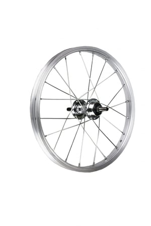 Hliníkové predné koleso BERETTACERCHI CVR364 14x1.75 - 85 mm so strieborným nábojom, unisex cyklistické koleso