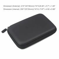 Puzdro na GPS navigáciu Berfea 7 palcov, tvrdé ochranné puzdro pre zariadenia Garmin Dezl, Dezlcam, Fleet 785, 780, 770, 790 LMT-D, 70, Tomtom, Magellan, čierne 5