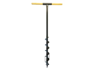 Zemný vrták Berger + Schröter 50206, 7 cm, vrták na koly, vrták na oplotenie, 1 ks, hĺbka 100 cm