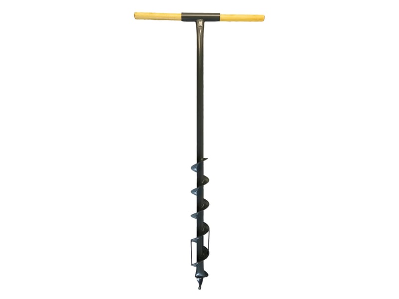 Zemný vrták Berger + Schröter 50206, 7 cm, vrták na koly, vrták na oplotenie, 1 ks, hĺbka 100 cm