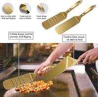 Berglander arany grillezés szett 5 részes rozsdamentes acél grill eszköz hőálló 5