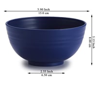 Súprava plastových misiek Berglander, 12 ks, 750 ml – modrá 2