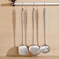Súprava náčinia na wok Berglander 3 ks, 43,5 cm, nerezová obracačka, naberačka a varecha, žiaruvzdorné náčinie na wok 8