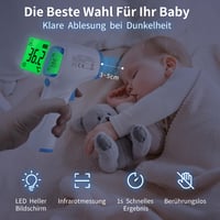 BerkeMed Érintésmentes Infravörös Lázmérő Homlokra Babáknak és Felnőtteknek 3