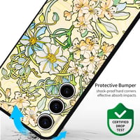 Berkin Arts Samsung Galaxy S23+ 5G szilikon tok - Art Nouveau Clematis (Alphonse Mucha) 3