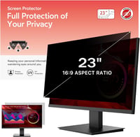 BERSEM 23 Inch Monitorszűrő Privát Képernyővédelem Anti-Glare Kékfény Filter 1