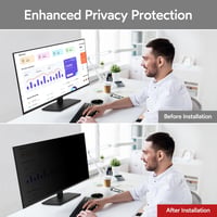 BERSEM 23 Inch Monitorszűrő Privát Képernyővédelem Anti-Glare Kékfény Filter 4