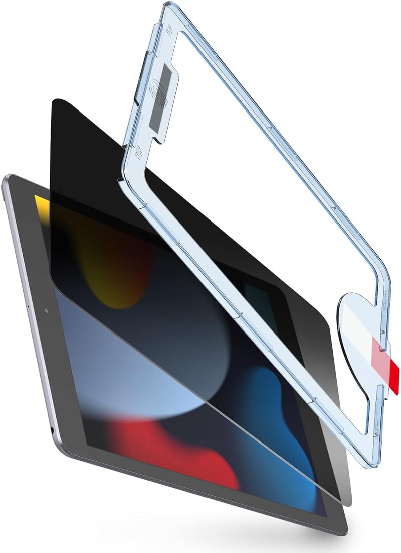 BERSEM iPad 10.2" Adatvédelmi Üvegfólia 9H Tempered Glass 9./8./7. Generáció - iPad 10.2" (2019-2021, Gen 7-9)