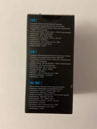 BERSERKER HLIN Gaming Headset Ezüst/Fekete 3.5mm Jack USB PS5 Xbox One Switch Kompatibilis 3