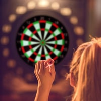 Bershaker 43cm Mágneses Darts Tábla 6 Nyíllal Otthonhoz és Partikhoz 6