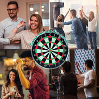 Bershaker 43cm Mágneses Darts Tábla 6 Nyíllal Otthonhoz és Partikhoz 4