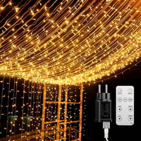 BESCOST LED fényfüggöny 1200 LED 12x3m 8 mód távirányító vízálló 1