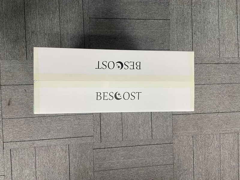 BESCOST RGB LED Mennyezeti Lámpa Ventilátorral - 3 Színhőmérséklet, 6 Sebességfokozat, 4500lm, Távirányítós, Időzíthető, Fehér-Fa Színű