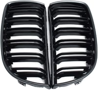 Beside_Auto 2db Fekete Fényes Elülső Rács E90 E91 325i 328i 335i 7