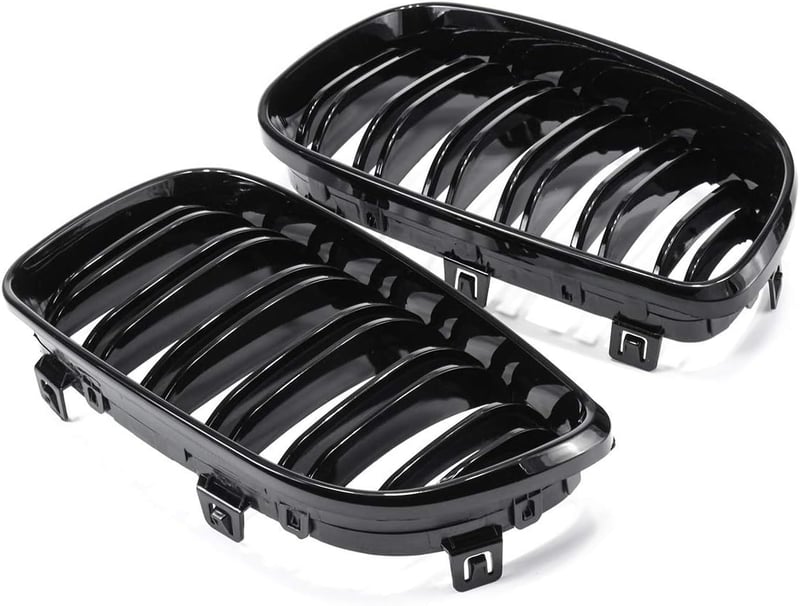 Beside_Auto 2db Fényes Fekete Első Rács E81 E82 E87 E88 LCI 2008-2011