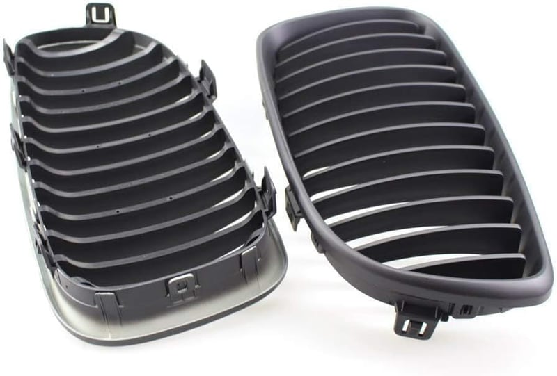 Beside_Auto 2db Matt Fekete Első Rács E81 E82 E87 E88 LCI 2008-2011