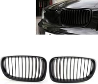 Beside_Auto 2db Matt Fekete Első Rács E81 E82 E87 E88 LCI 2008-2011 1