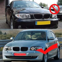 Beside_Auto 2db Matt Fekete Első Rács E81 E82 E87 E88 LCI 2008-2011 7