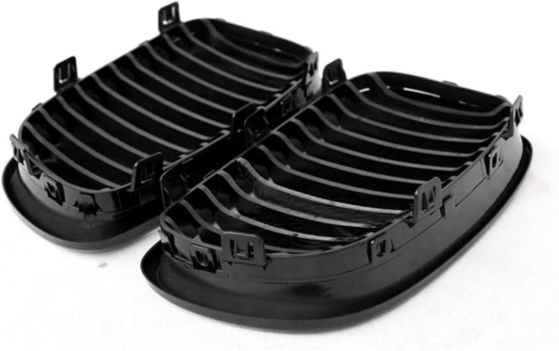 Beside_Auto 2x Fényes Fekete Elülső Rács E81 E82 E87 E88 LCI 2008-2011