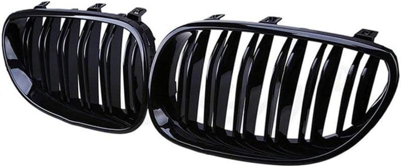 Beside_Auto E60 E61 5-ös sorozat fényes fekete sport vesekidney rács pár 04-09