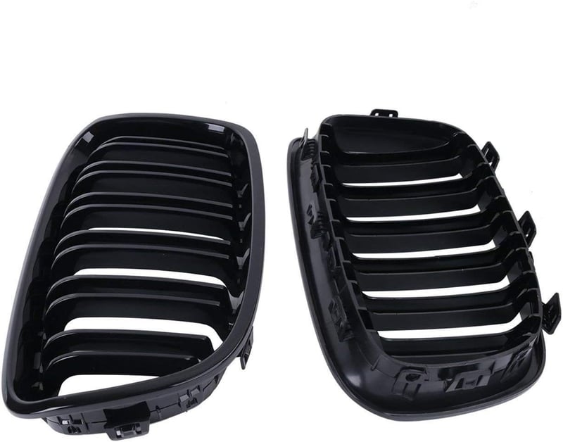 Beside_Auto F20 F21 Seria 1, set grile radiator sport negru lucios