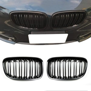 Beside_Auto F20 F21 Seria 1, set grile radiator sport negru lucios