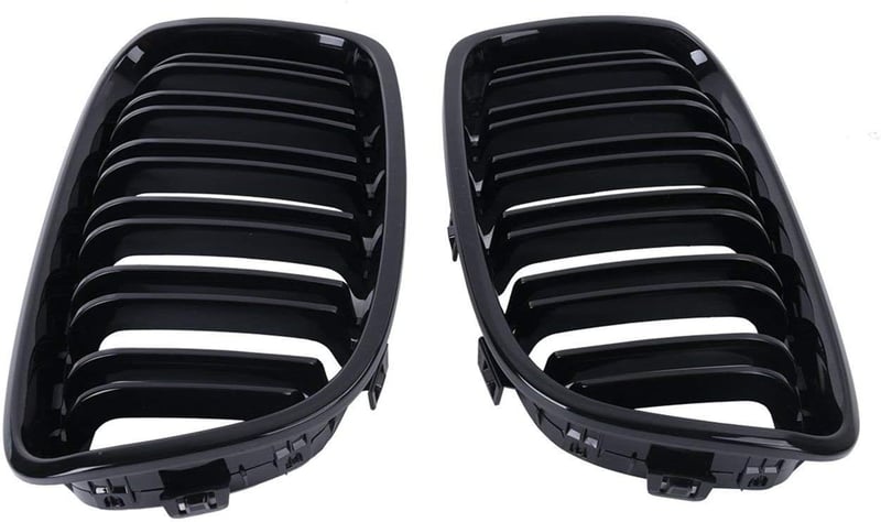 Beside_Auto F20 F21 Seria 1, set grile radiator sport negru lucios