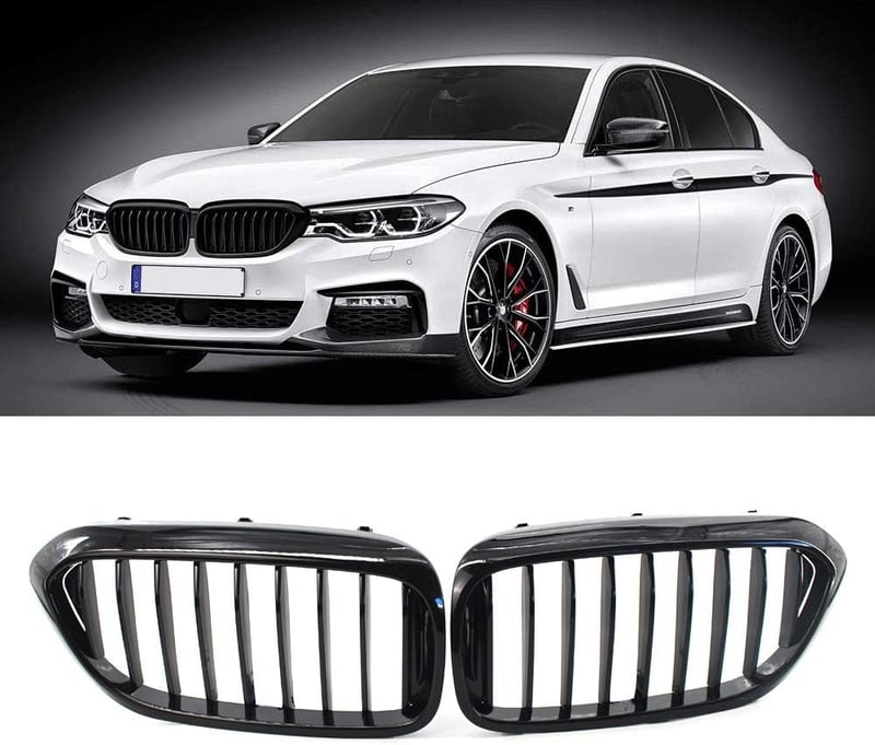 Beside_Auto fekete fényes sportrácsok párban