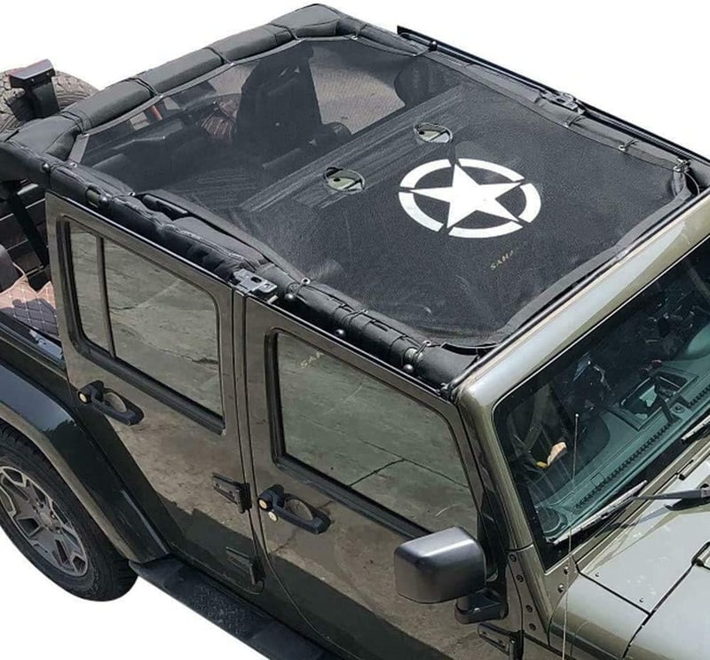 Beside_Auto UV védelem hálós bikini felső Wrangler JL JLU 4 ajtós