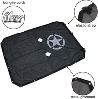 Beside_Auto UV védelem hálós bikini felső Wrangler JL JLU 4 ajtós 4