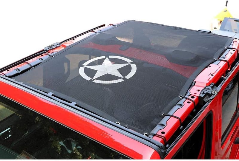 Beside_Auto UV védelem hálós bikini felső Wrangler JL JLU 4 ajtós