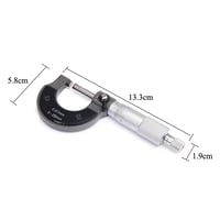 Beslands Mikrométer 0-25mm Mérőcsavar 0.01mm Pontosság Metrikus 2