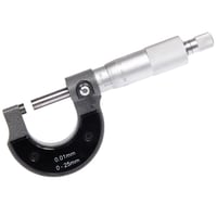 Beslands Mikrométer 0-25mm Mérőcsavar 0.01mm Pontosság Metrikus 1