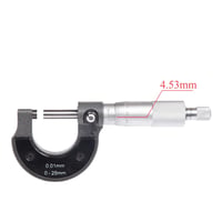 Beslands Mikrométer 0-25mm Mérőcsavar 0.01mm Pontosság Metrikus 6