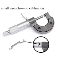 Beslands Mikrométer 0-25mm Mérőcsavar 0.01mm Pontosság Metrikus 4