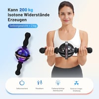 BeSokar Gyro-Trainer Pro kéziedzítő dupla fogantyúval 200kg ellenállás 3