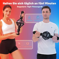 BeSokar Gyro-Trainer Pro kéziedzítő dupla fogantyúval 200kg ellenállás 2