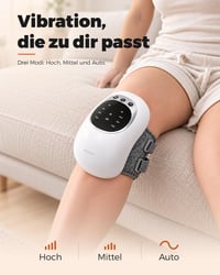 Masážny prístroj na kolená BeSokar – 3 úrovne vyhrievania, terapia červeným svetlom, LCD displej, tepelná a vibračná masáž, 7000 ot./min., výdrž batérie 120 minút 4