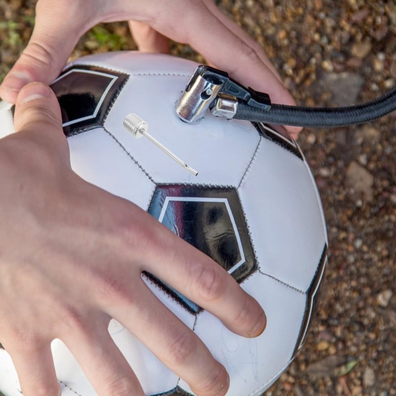 BESPORTBLE 10 db fém sportlabda felfujó tű futball és kosárlabda labdapumpához